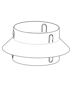 Dome Gen 2 Series Flue Lower Collar